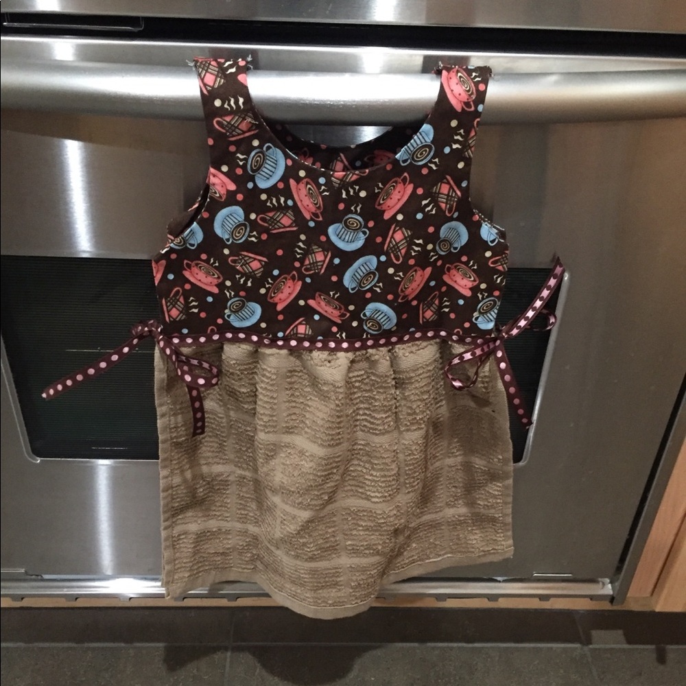 Hand made dish towel dress
